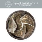 Peppermint Herbal Mini Tea Tube (5 Tea Bags)