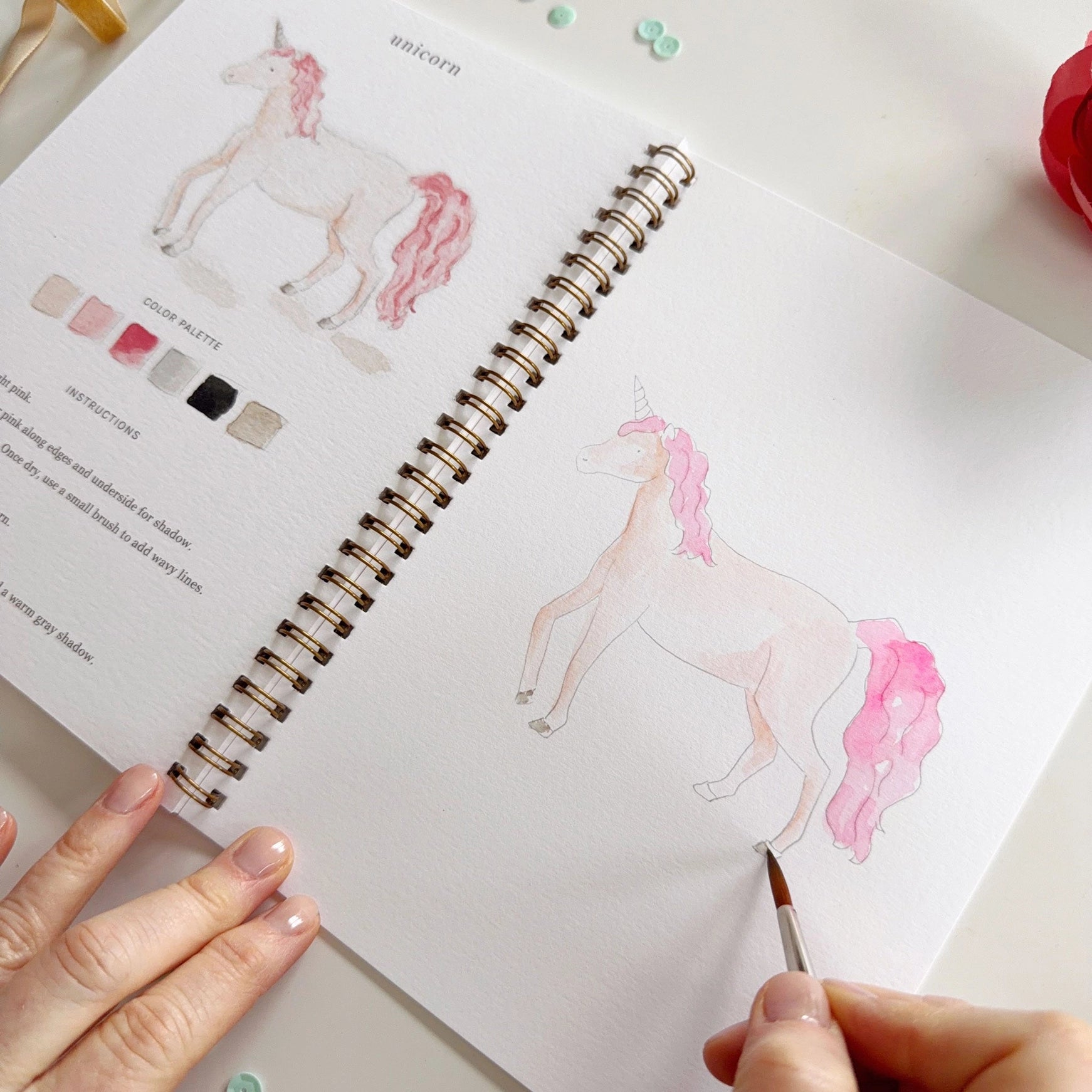 Fairytales Watercolor Workbook