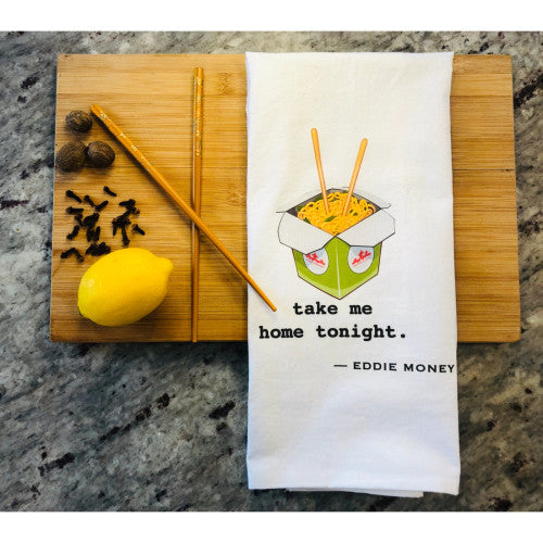 Paño de cocina "Llévame a casa esta noche"