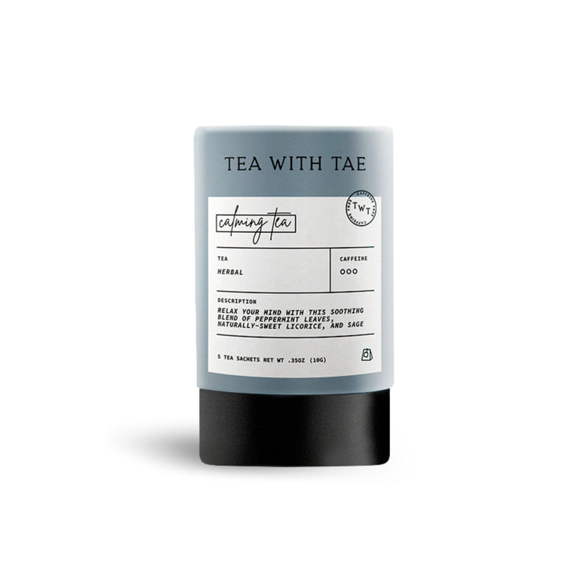 Calming Tea Herbal Rest Mini Tea Tube (5 Tea Bags)