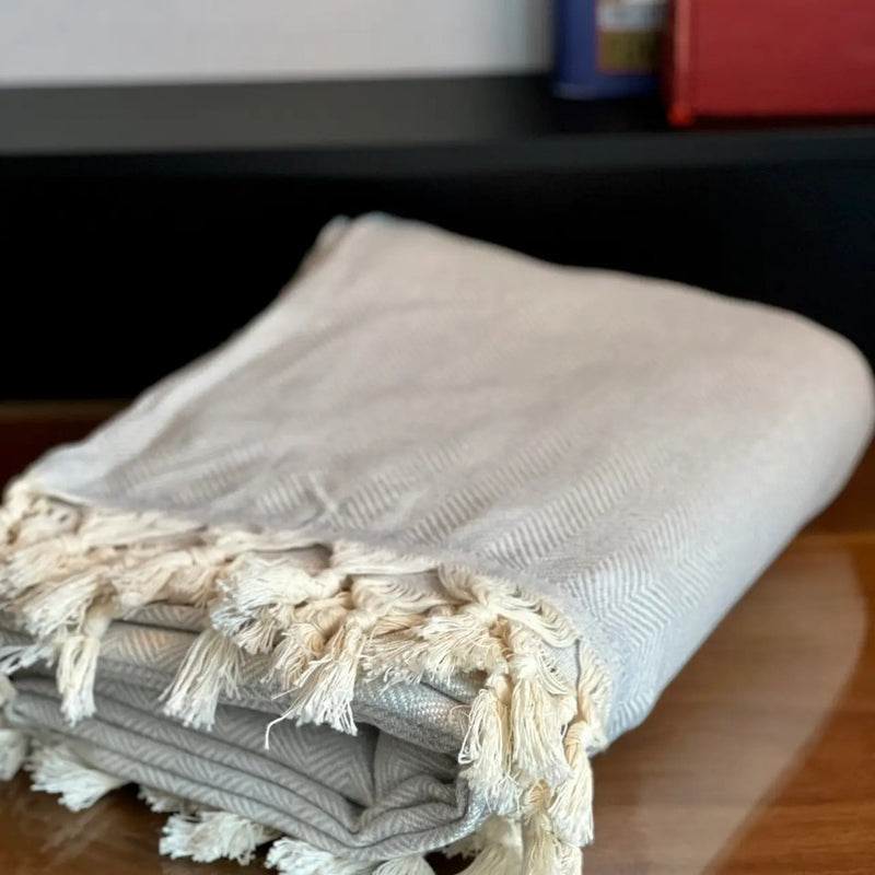 Cirrus Turkish Cotton Throw
