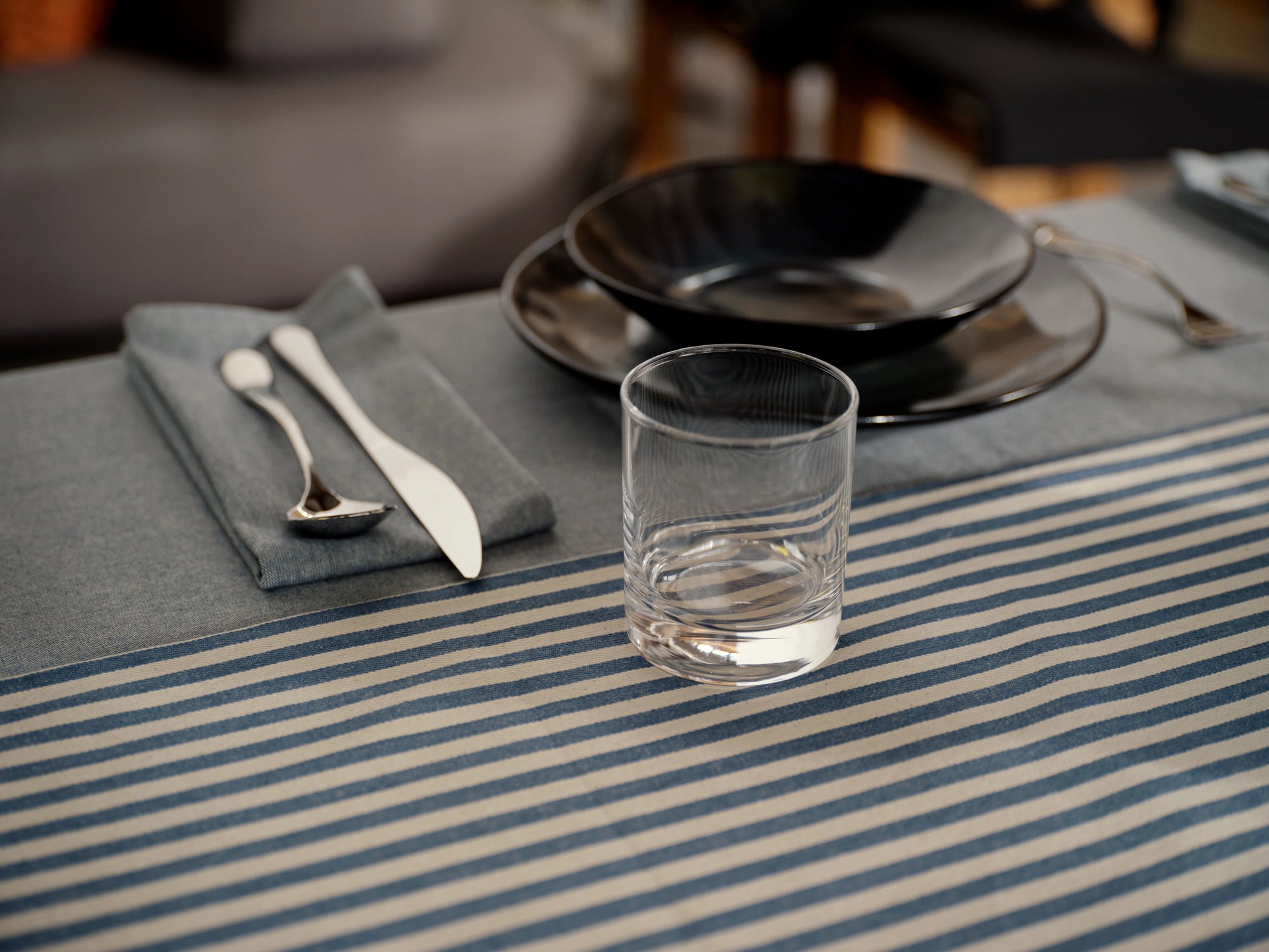 Camino de mesa Heritage Stripe | Azul
