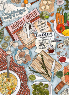 Middle Aged Soup Recipes - 1,000 Piece Jigsaw Puzzle