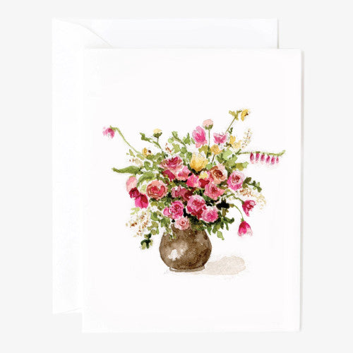 Rose Bouquet Notecards S/8