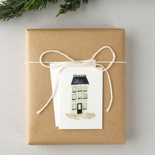 House with Blue Roof Mini Notecard