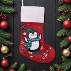 Calcetín navideño infantil RLC - Pingüino 