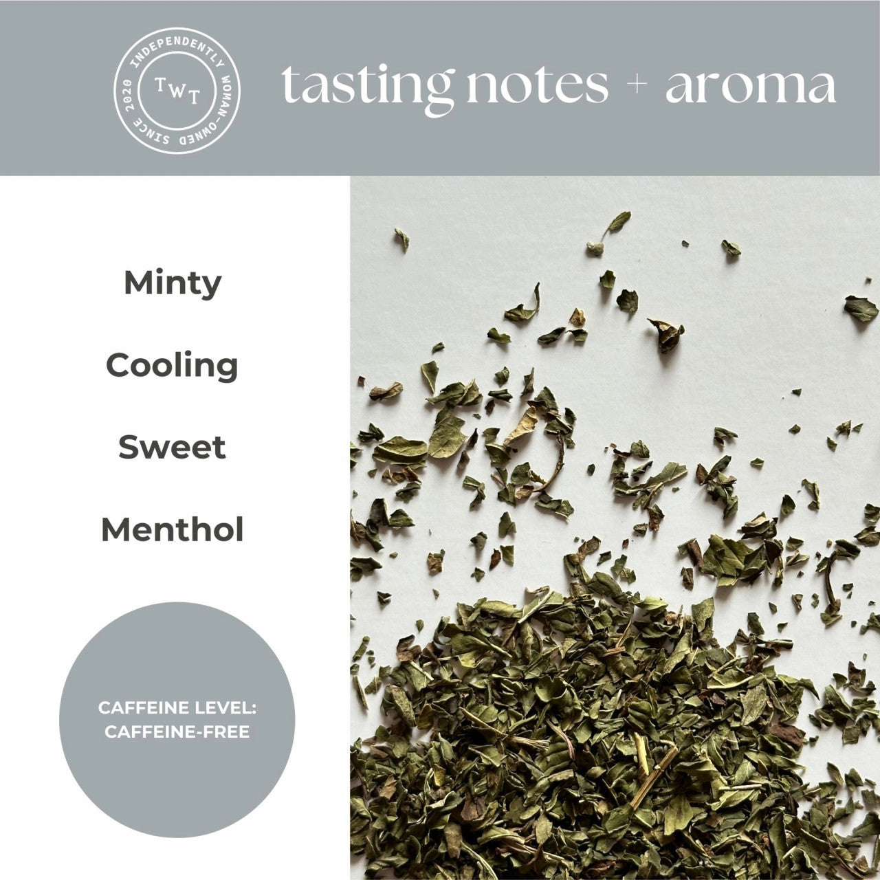 Peppermint Herbal Mini Tea Tube (5 Tea Bags)