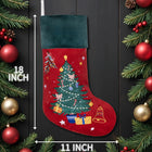 Calcetín navideño infantil RLC - Oso polar 
