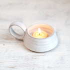 Tea Light Candle Holder - Off-White