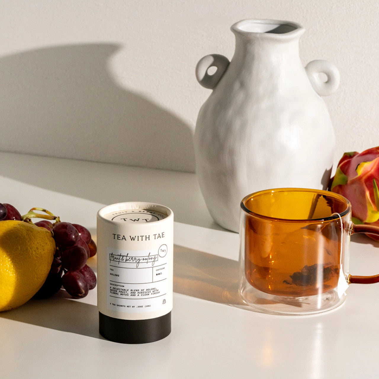 Fruit + Berry Oolong Mini Tea Tube (5 Tea Bags)