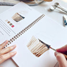 Cuaderno de trabajo de acuarela para hornear 