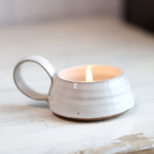 Tea Light Candle Holder - Off-White
