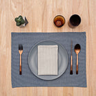 Modern Rustic Placemats | Blue Denim S/4
