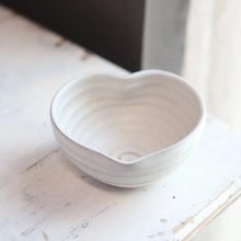 Handmade Heart Bowl - Cream