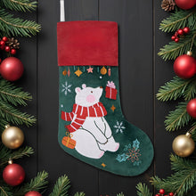 Calcetín navideño infantil RLC - Oso polar 