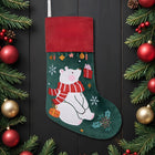 Calcetín navideño infantil RLC - Oso polar 