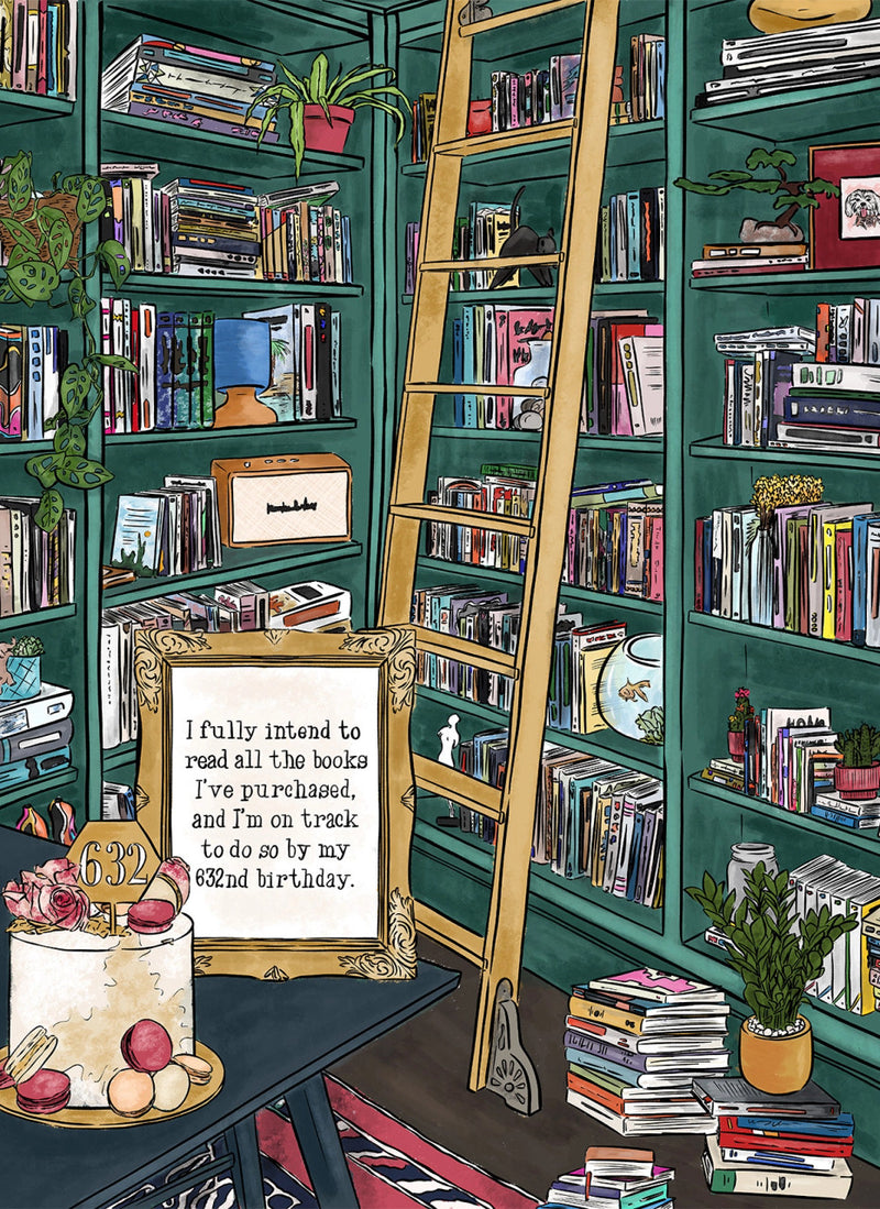 I Fully Intend to Read All the Books - 1,000 Piece Jigsaw Puzzle