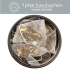 Mini tubo de té calmante Herbal Rest (5 bolsitas)