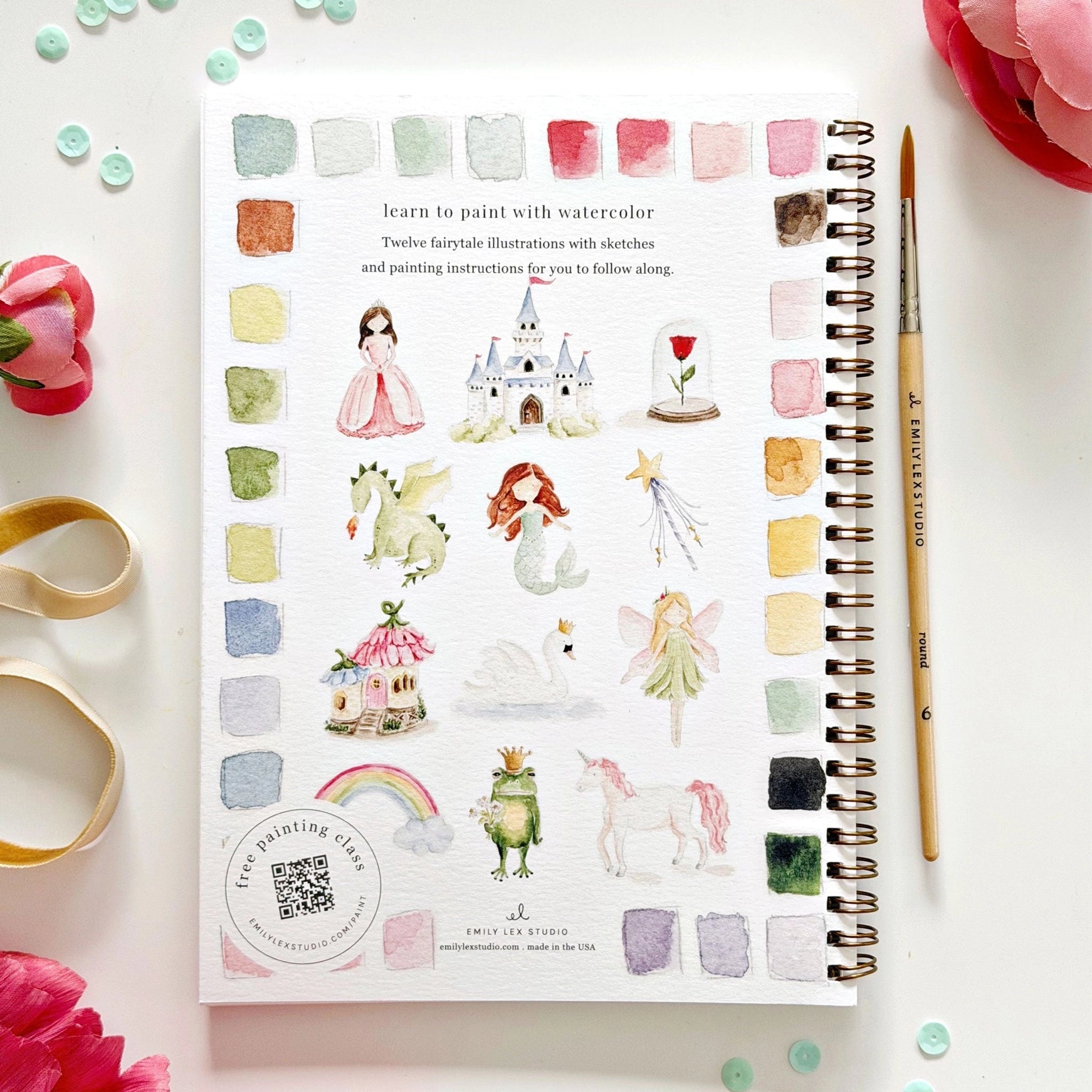 Fairytales Watercolor Workbook