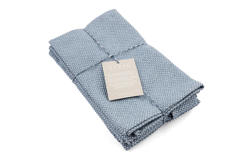 Modern Rustic Placemats | Blue Denim S/4