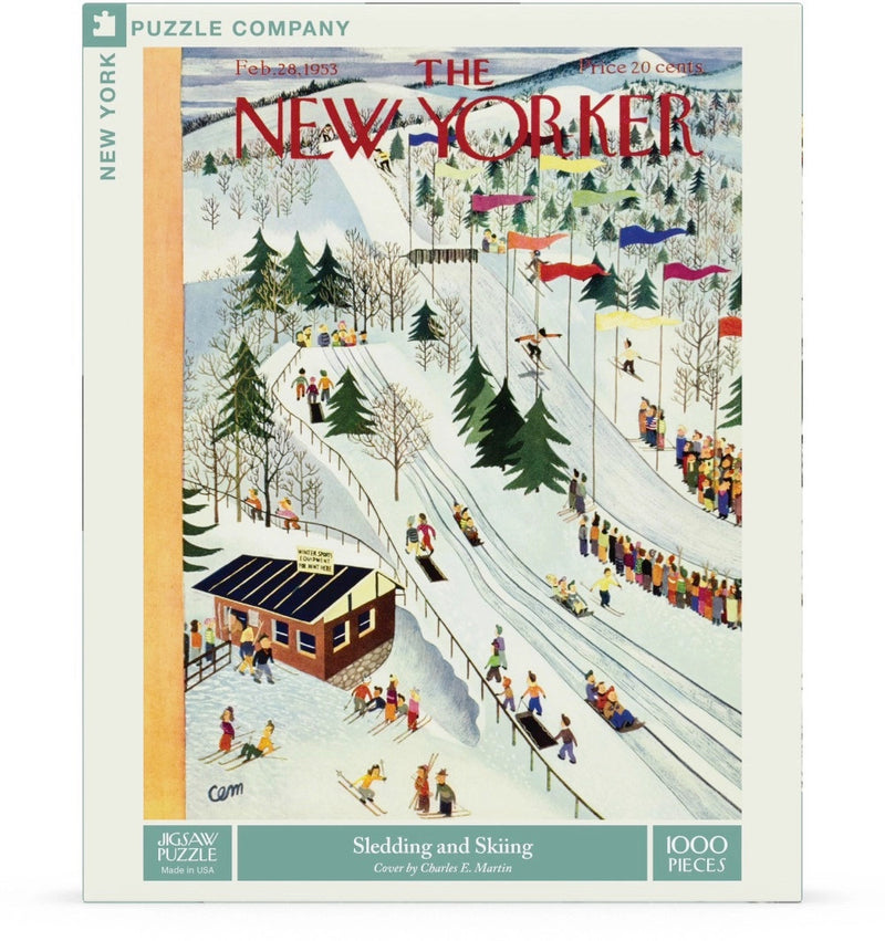 Sledding and Skiing - 1,000-Piece Jigsaw Puzzle