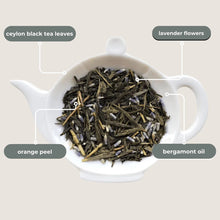 Mini tubo de té negro Earl Grey de lavanda (5 bolsitas)