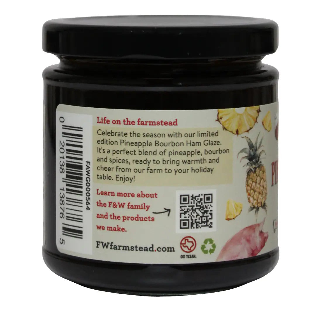 Glaseado de jamón bourbon con piña