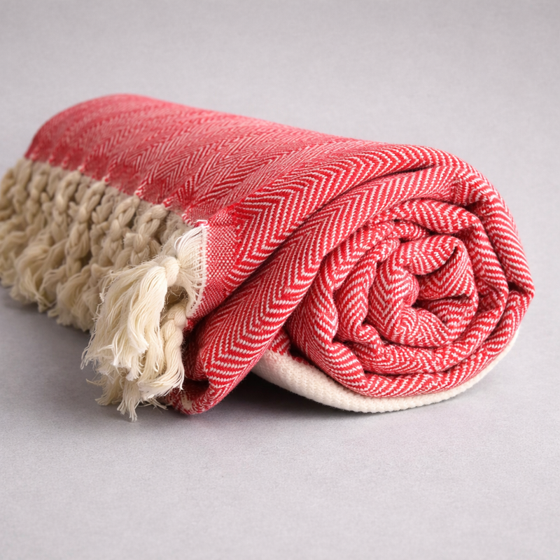 Adriatic Herringbone XL Turkish Blanket