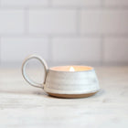 Tea Light Candle Holder - Off-White