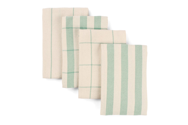 Minimalist Kitchen Towels  | Green S/4