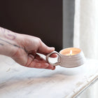 Tea Light Candle Holder - Off-White
