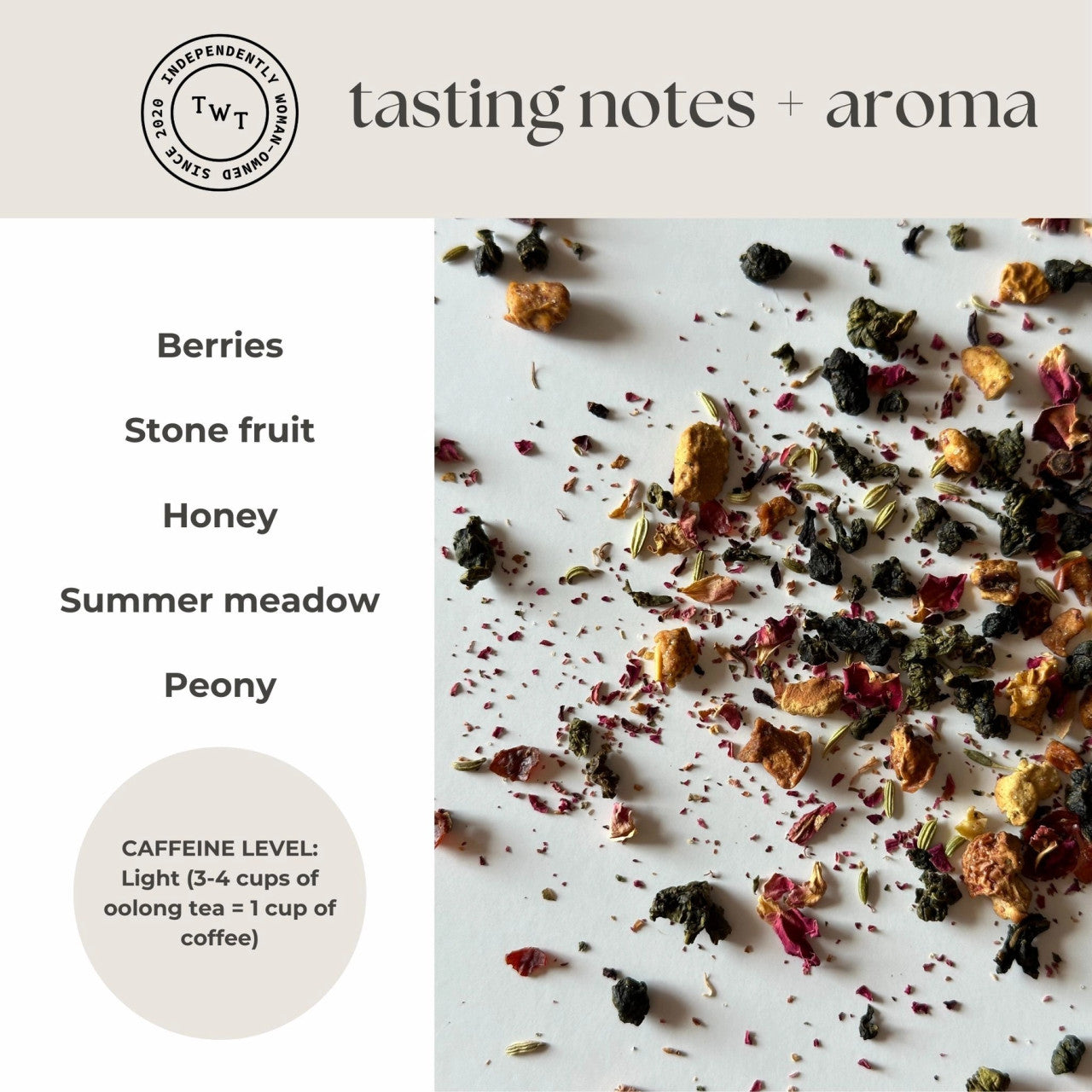 Fruit + Berry Oolong Mini Tea Tube (5 Tea Bags)