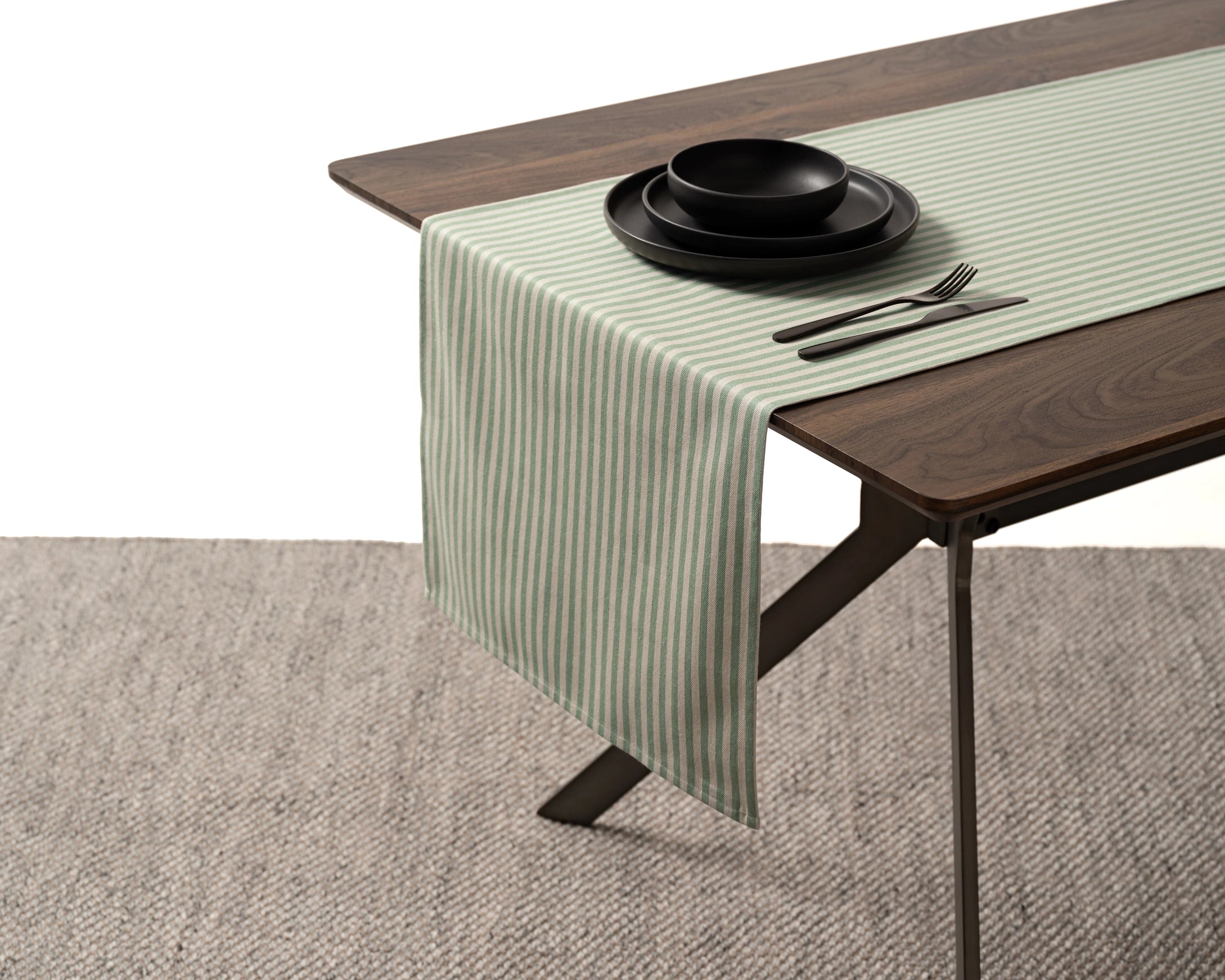 Camino de mesa Heritage Stripe | Verde