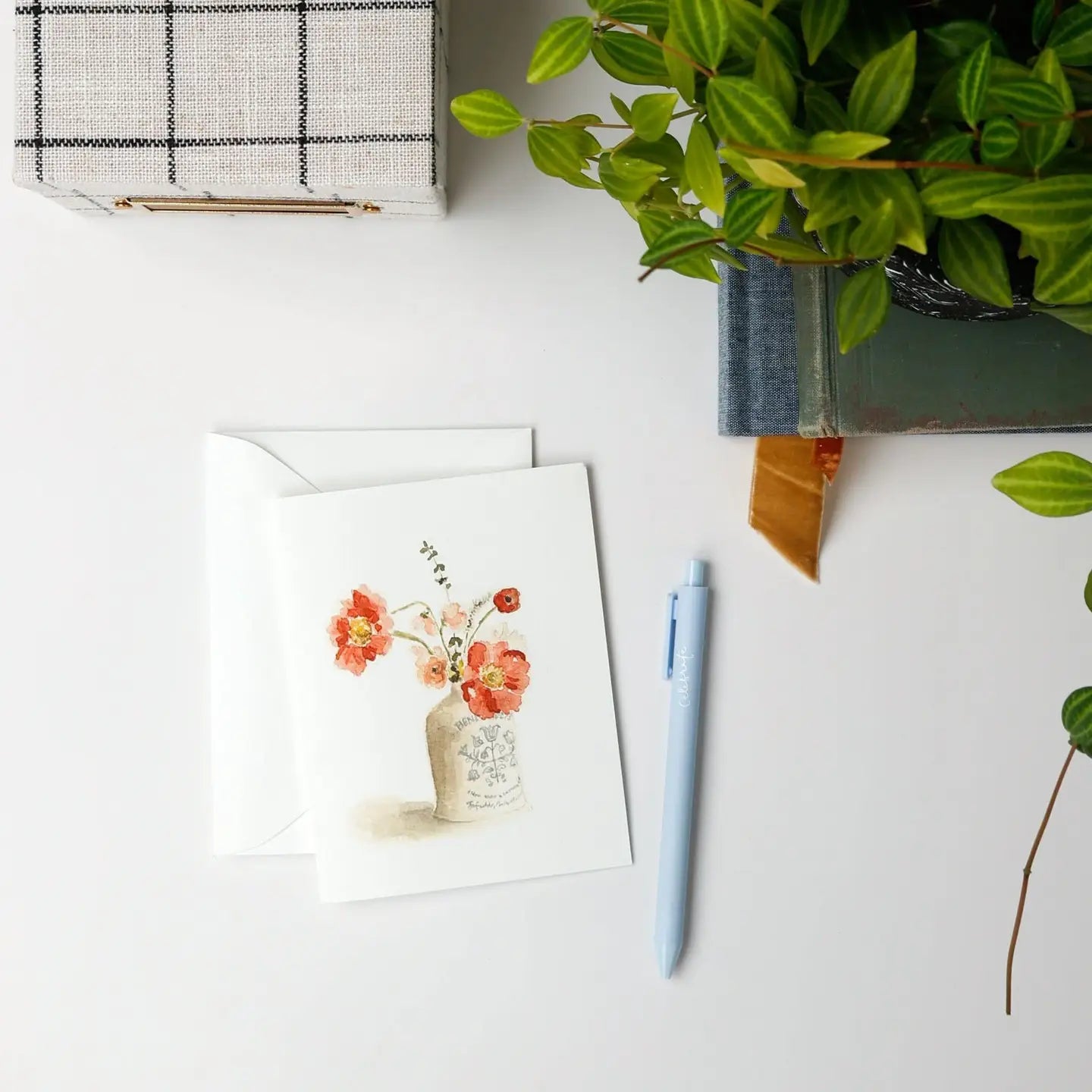 Vintage Bouquet Notecards S/8