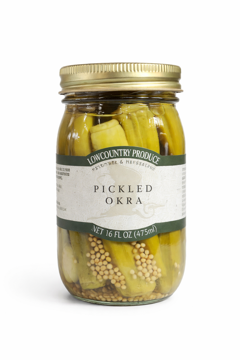 Lowcountry Pickled Okra