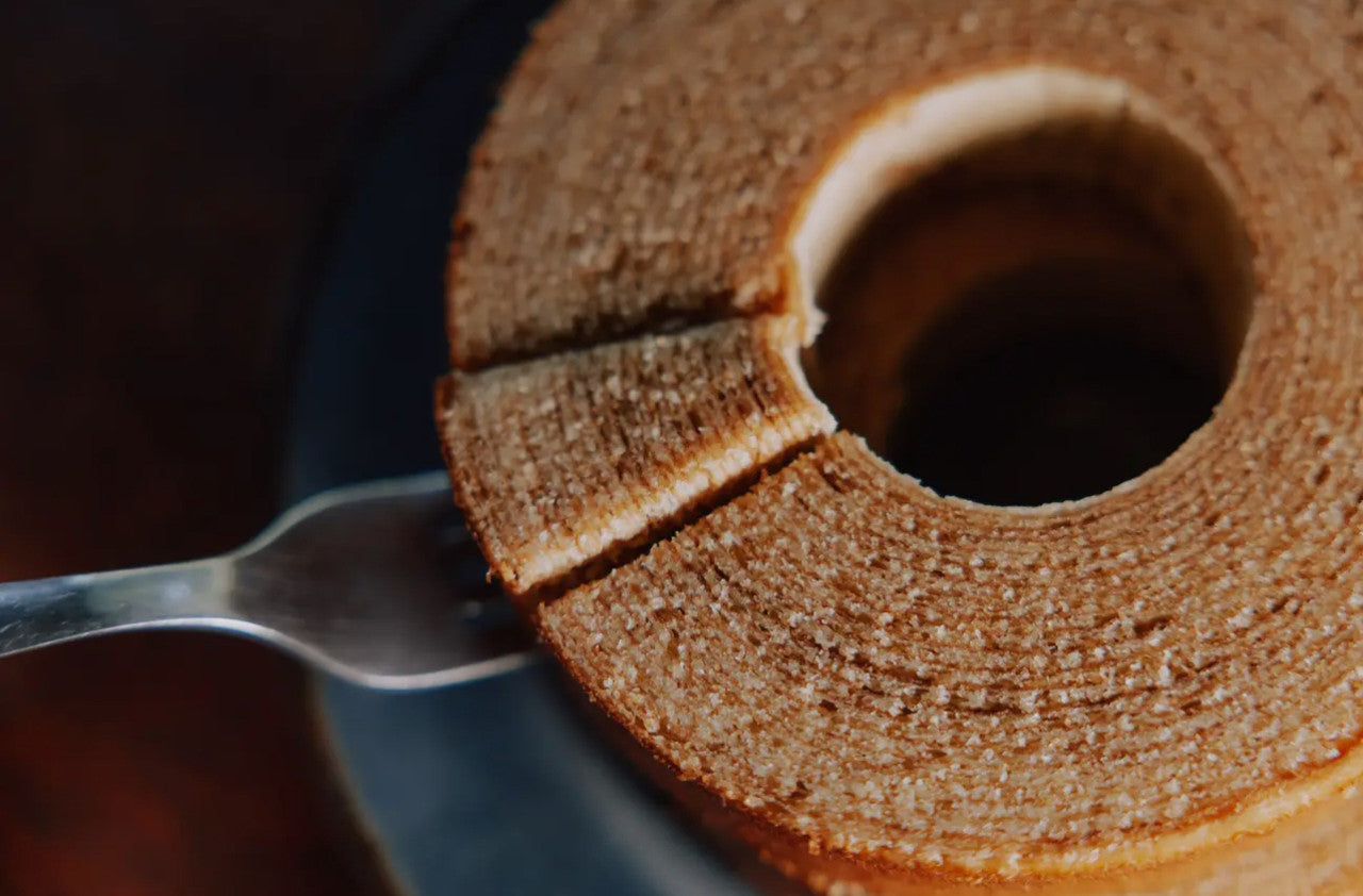Baumkuchen de café hawaiano
