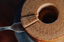Baumkuchen de café hawaiano