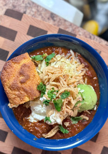 Entrante de chili texano