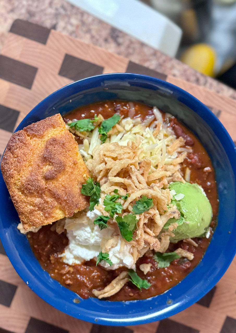 Entrante de chili texano