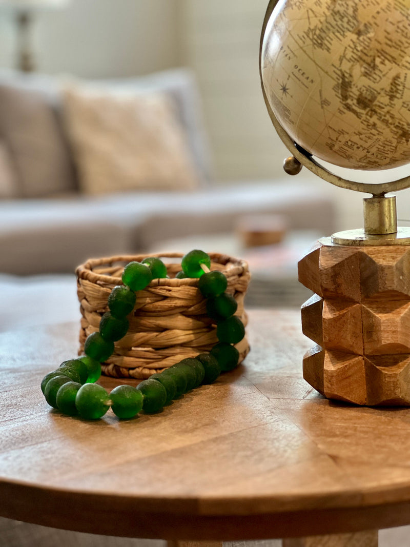 Cameroonian Glass Beads: Emerald