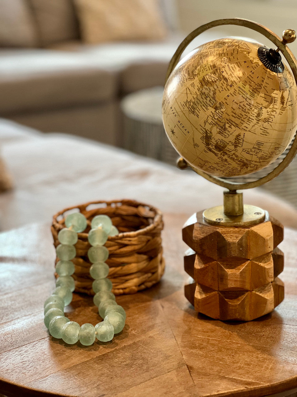 Cameroonian Glass Beads: Sky