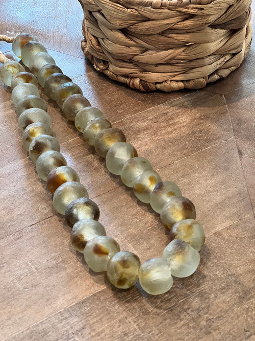 Cameroonian Glass Beads: Earth