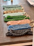 Cuentas de vidrio camerunesas: cobalto 