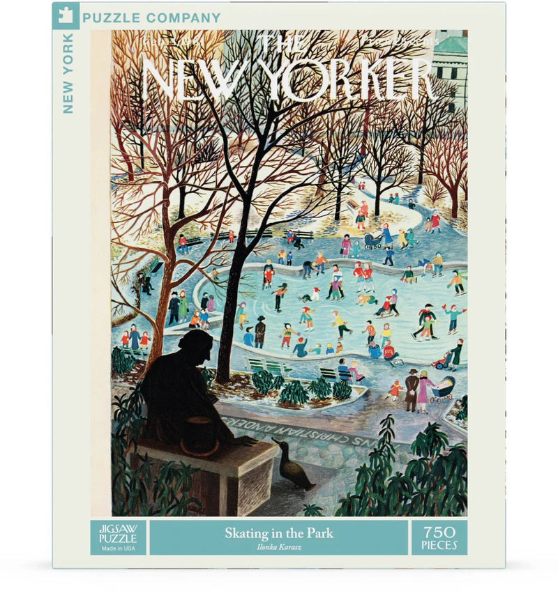 Skating in the Park - 750-Piece Jigsaw Puzzle