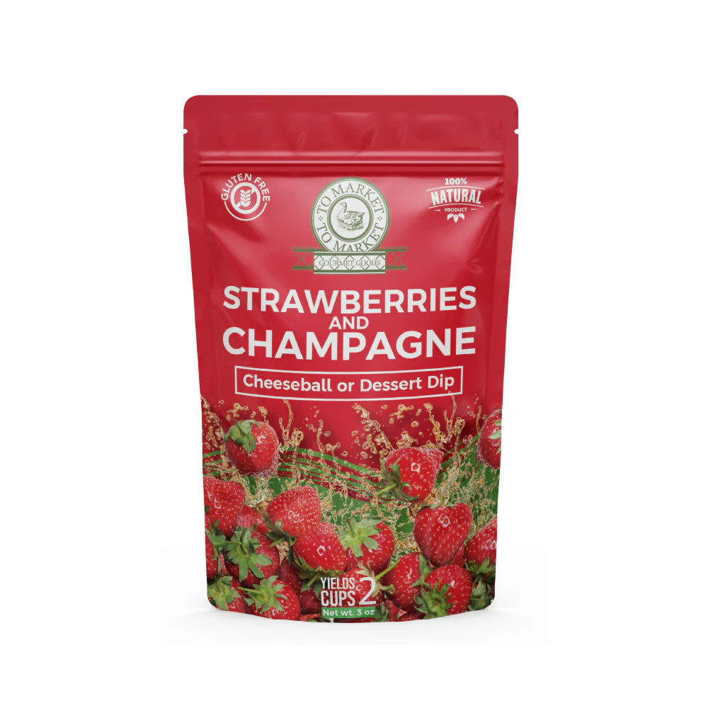 Mezcla para salsa de fresas y champán 