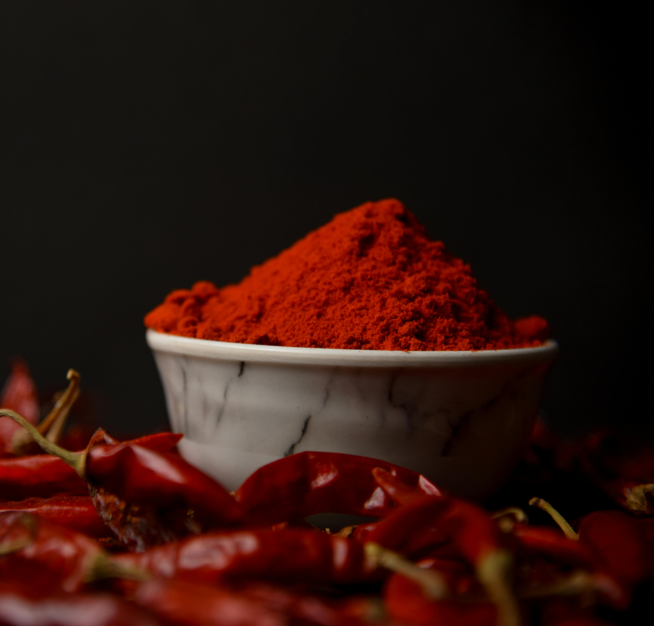 Polvo de chile tailandés 