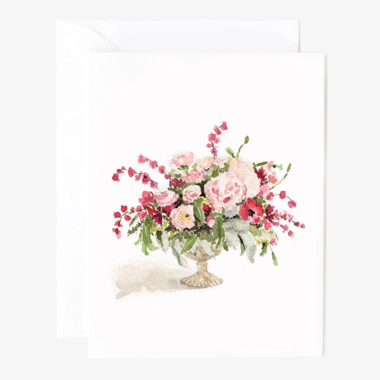 Pink Bouquet Notecards S/8