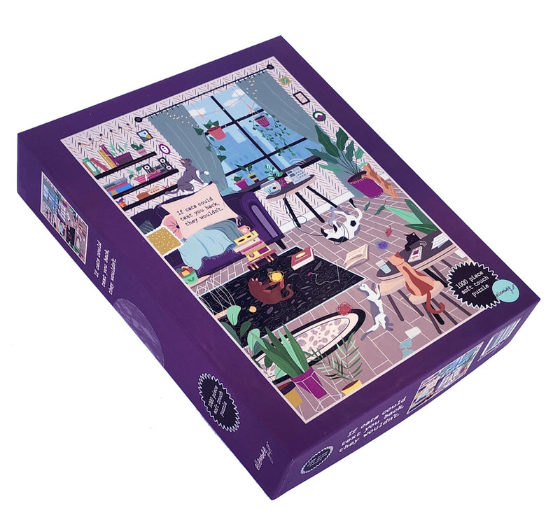 If Cats Could Text You Back, They Wouldn't - 1,000 Piece Jigsaw Puzzle