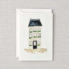 House with Blue Roof Mini Notecard