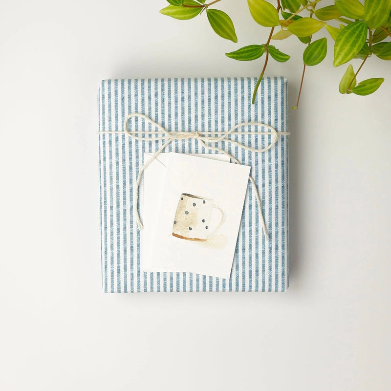 Blue Dot Mug Mini Notecard